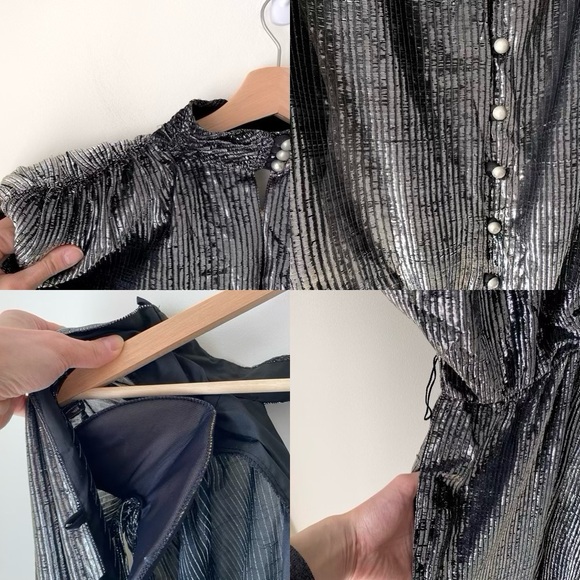 Vintage silver threaded jumpsuit - Picture 9 of 16